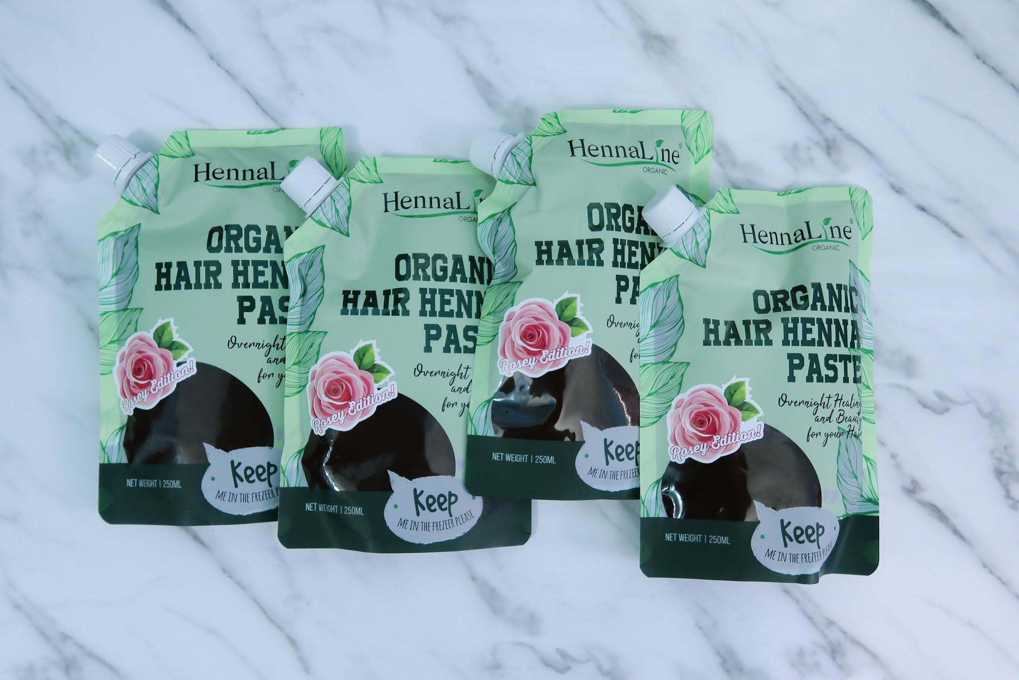 Hennaline Organic Hair Paste Raya Rosey Edition