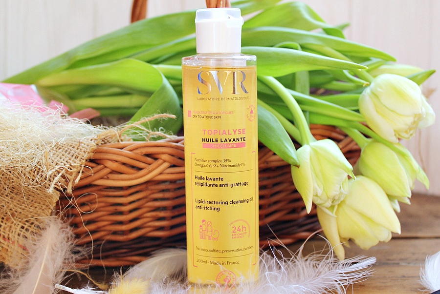 Очищающее мицеллярное масло SVR Topialyse Lipid-Restoring Cleansing Oil / обзор, отзывы