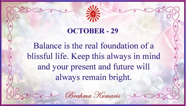 Thought For The Day October 29