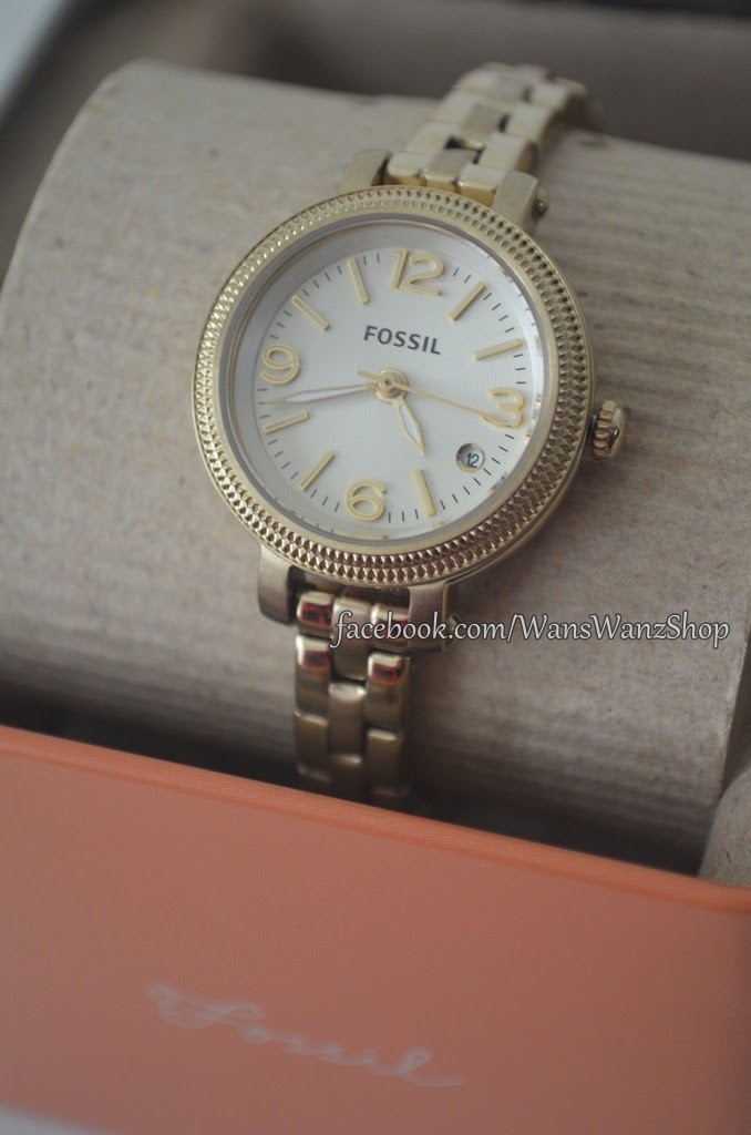 FOSSIL Heather Mini Three Hand Stainless Steel Gold-Tone Watch
