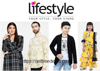 Lifestyle Fashion Sale (Buy 1 Get 1 Free): Upto 60% Off on Clothing, Footwear & Accessories + Extra 15% off