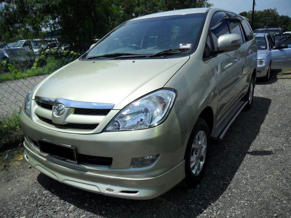 KERETA UNTUK DI JUAL: TOYOTA INNOVA 2.0G (A), YEAR 2007