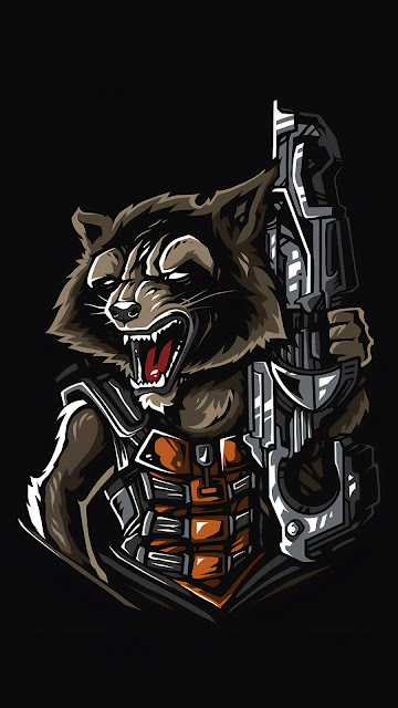 Rocket Raccoon Minimalism