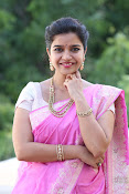 Swathi Dazzling in Pink saree-thumbnail-24