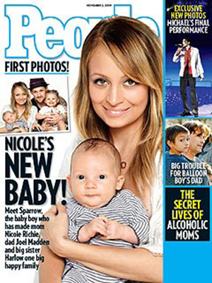 Nicole Richie Son Sparrow Midnight James Madden First Picture