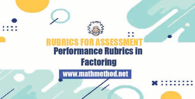 Performance Rubrics in Factoring | Free download