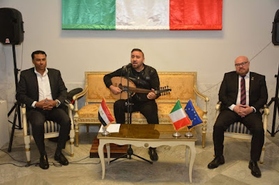 تكريم «مجد القاسم» في القنصلية الفخرية الايطالية بالإسكندرية