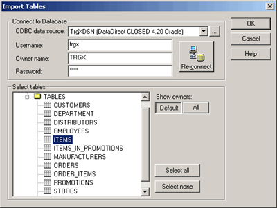 Informatica Source definition Import