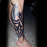 Tattoos Tribal Leg