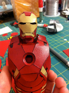 paper replika iron man