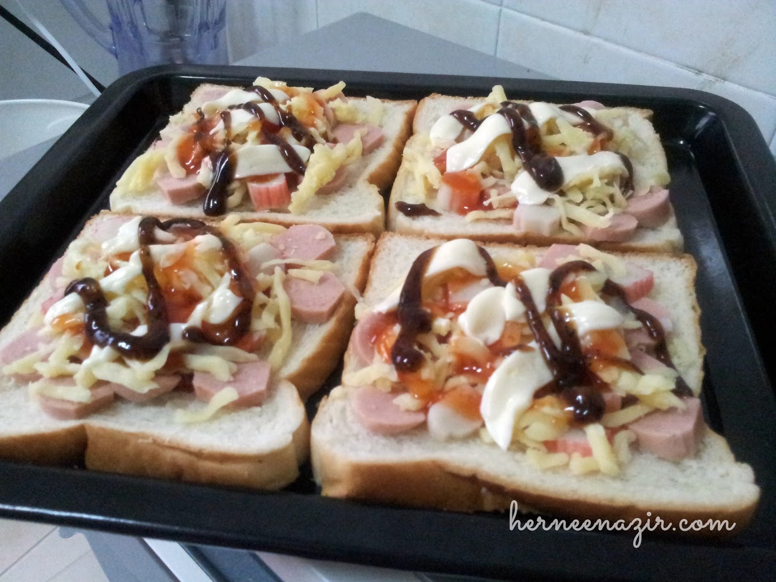 DDHN  Resepi Homemade Pizza Roti Gardenia Yang Mudah Dan 