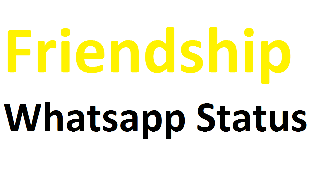 Friendship Whatsapp Status ~ Whatsapp Status