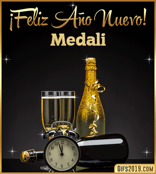 Feliz año nuevo medali