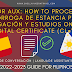 Tips for Aux: How to process the prórroga de estancia via digital certificate (Cl@ve)