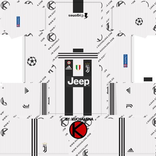  Juventus 2019 19 Kit Dream League Soccer Kits Kuchalana