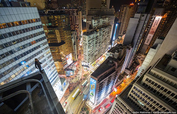 27 Photographs Of Hong Kong Taken From The Rooftops. #3 Is Insane!