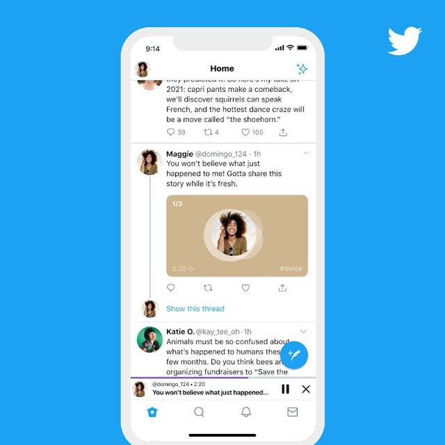 Twitter rolls out voice tweets