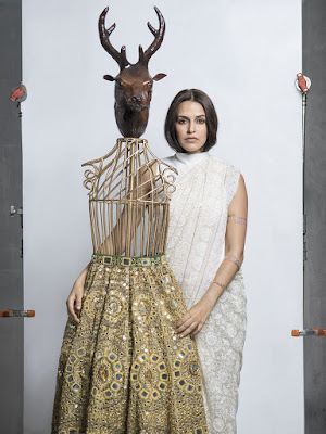 Neha Dhupia in Fabric of India photoshoot