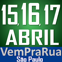 VEM PRA RUA verde letra branca