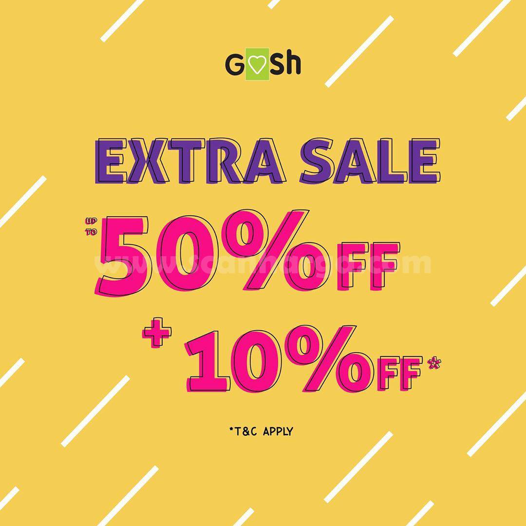 Promo GOSH SHOES Extra Big Sale Discount 50% + 10% OFF!