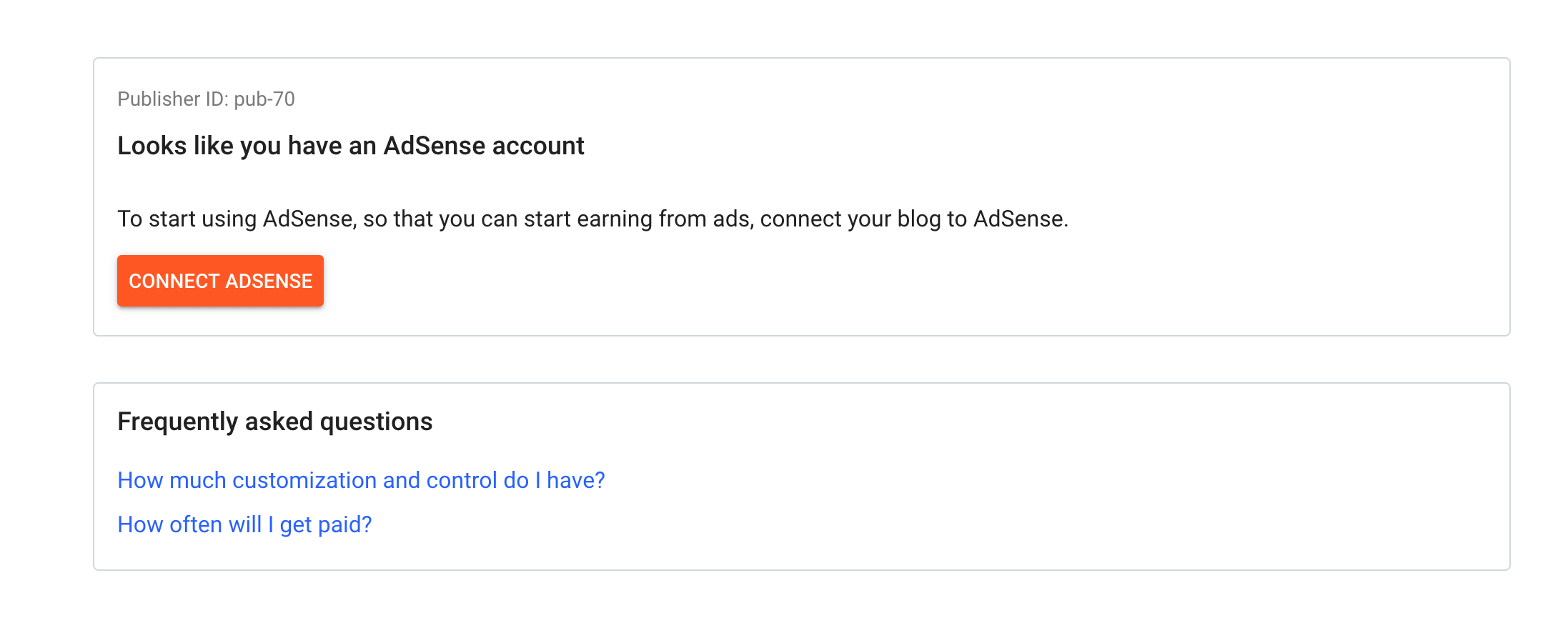 Earning in Blogger - Google Adsense