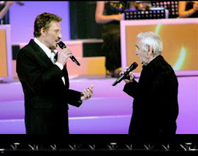 Johnny Hallyday y Charles Aznavour