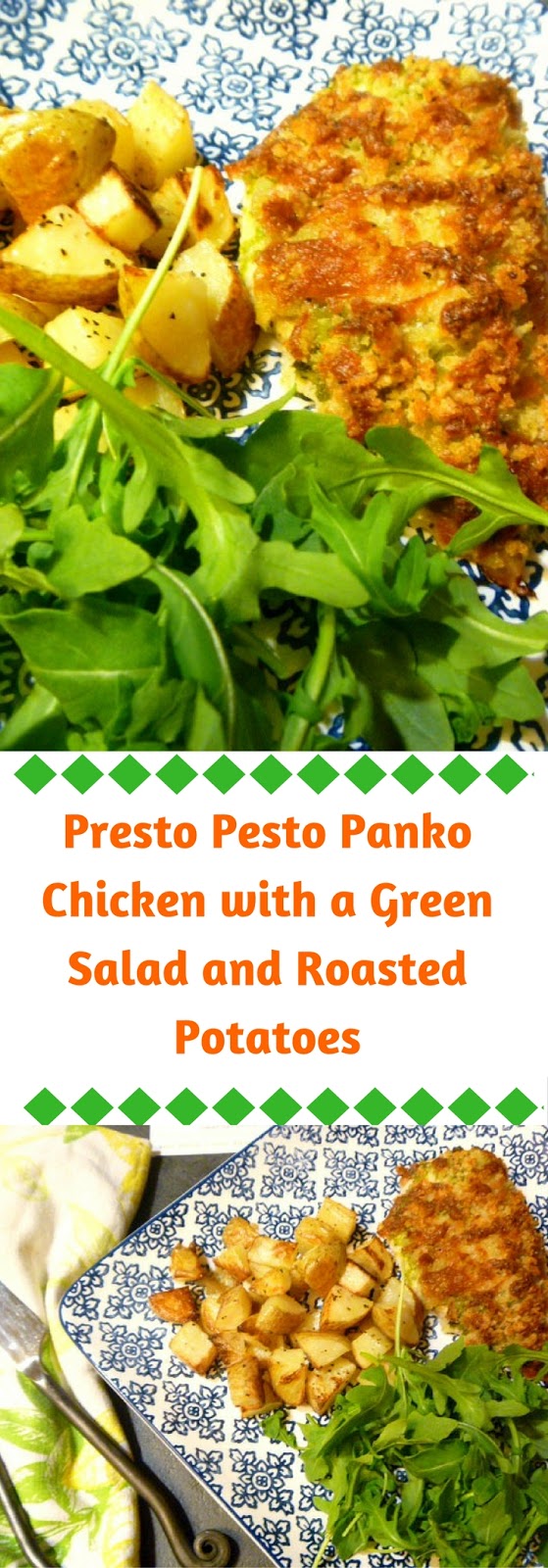 Slice of Southern: Presto Pesto Panko Chicken with a Green ...