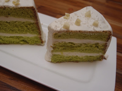 Coconut Pandan Chiffon Cake 