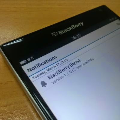 Update BlackBerry Blend