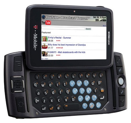 the new sidekick touch screen. new sidekick touch. the