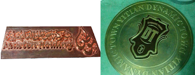 Copper 3D Engraving