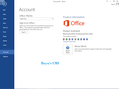 Download Microsoft Office 2013 Bayu's CMI