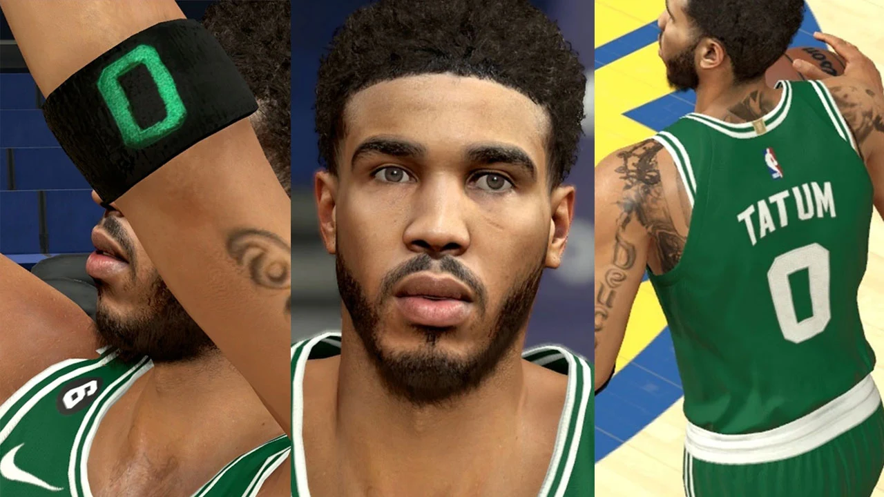 NBA 2K23 Jayson Tatum Cyberface