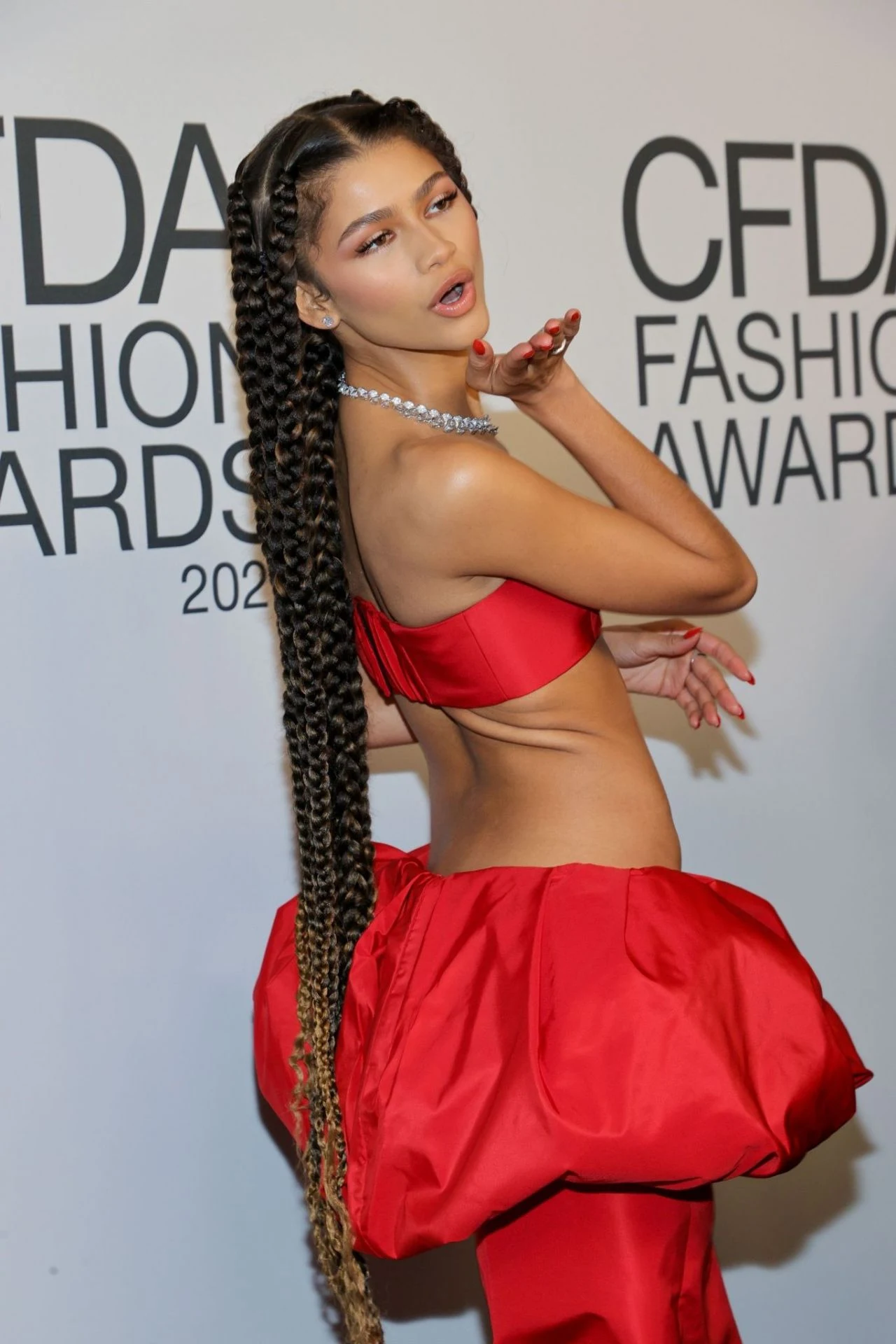 Zendaya - 2021 CFDA Fashion Awards at The Grill Room in New York City