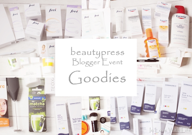 beautypress Blogger Event Goodies