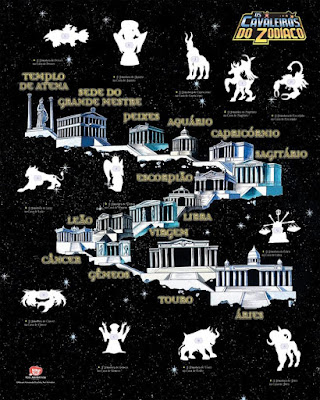 Cavaleiros do Zodiaco - Editora Panini divulga poster do novo Album de figurinhas