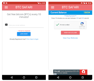 Aplikasi BTC Safari