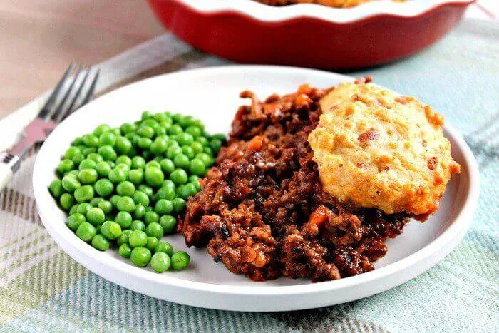 Minced Beef Cobbler