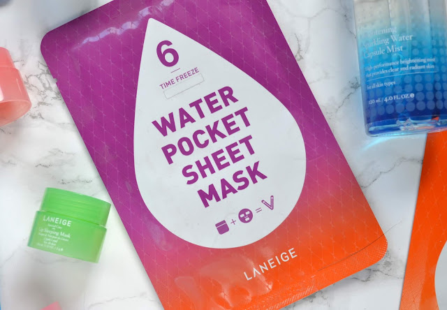 Laneige Water Pocket Sheet Mask Review