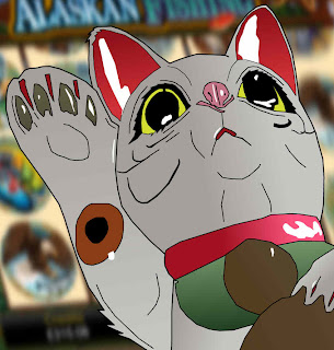 maneki neko casino art