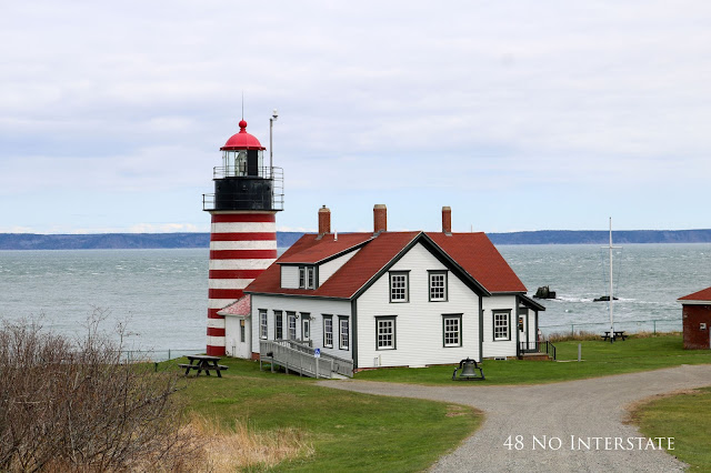 48 No Interstate back roads cross country coast-to-coast road trip West Quoddy Head light Lubec Maine easternmost lighthouse USA