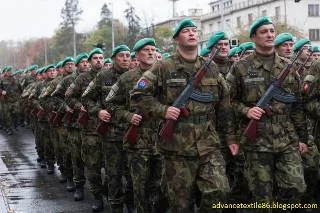 Green Army Service uniforms