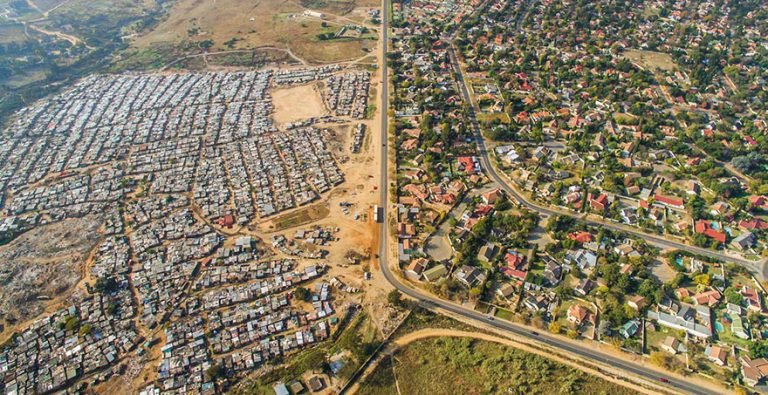 Drone Captures Photos That Perfectly Reveal The Division Between Rich And Poor