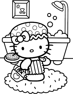 Hello Kitty for Coloring, part 3