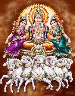 Devi Sangya, Lord Sun and Devi Chhaya