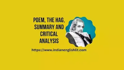 Poem The Hag, Summary and Critical Analysis