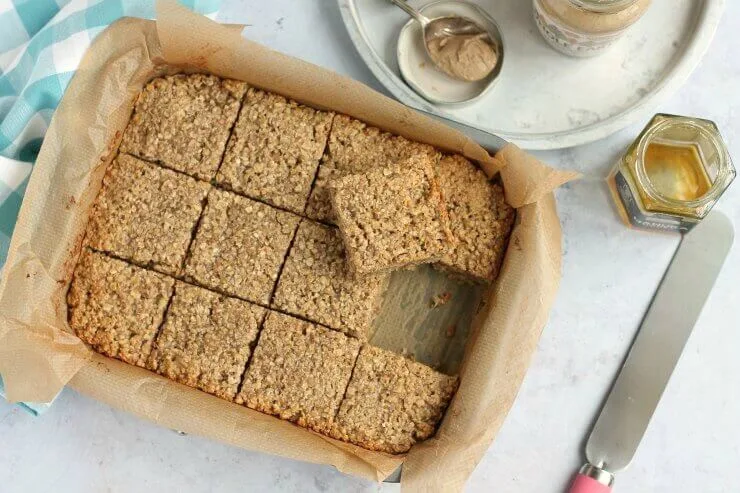 Banana and Peanut Butter Flapjacks