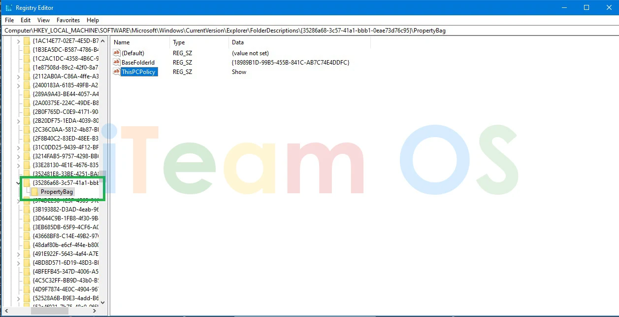 xoa cac thu muc trong this pc tren windows 10