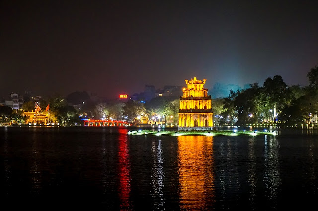 The Hanoi Old Quarter morphs into a different being at night