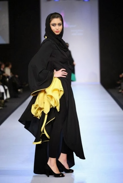 العبايات الإماراتية،عباية خليجية بالحجاب